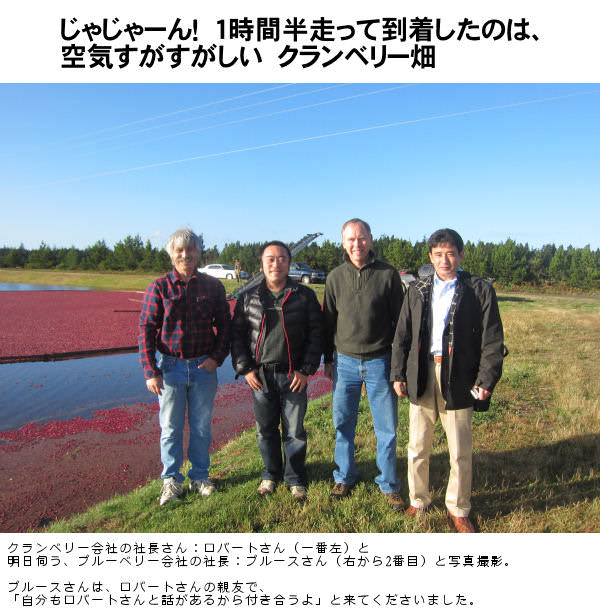 オレゴン視察紀行 第3章 クランベリー農園視察 長い夜 編 創業60年 上野アメ横 小島屋