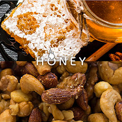 燻製ミックスナッツ：蜂蜜ロースト
