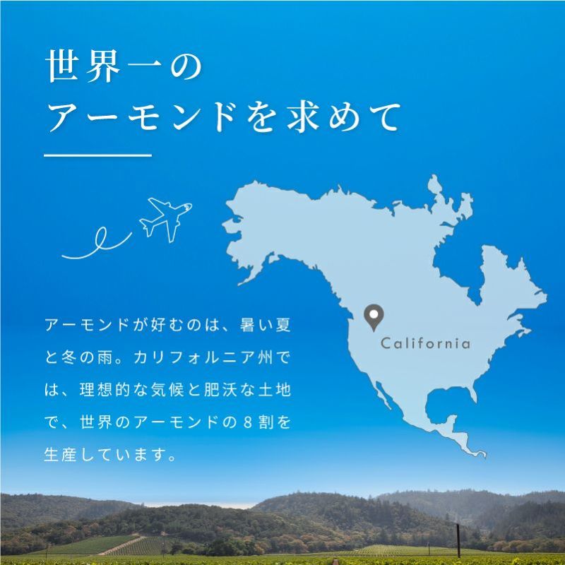 直火深煎り焙煎 素焼きアーモンド［カルフォルニア産］《1kg》