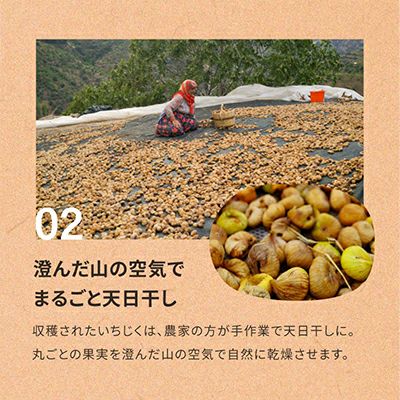 無添加：ドライいちじく［トルコ産］《360g》