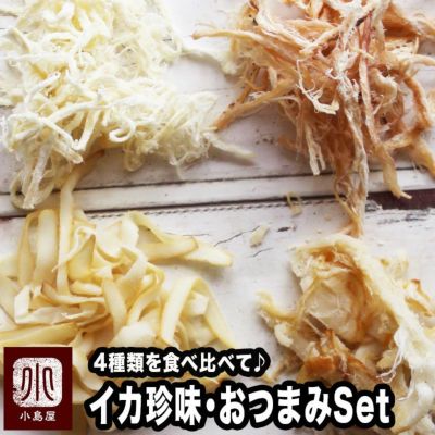 ４種類のイカ珍味食べ比べセット