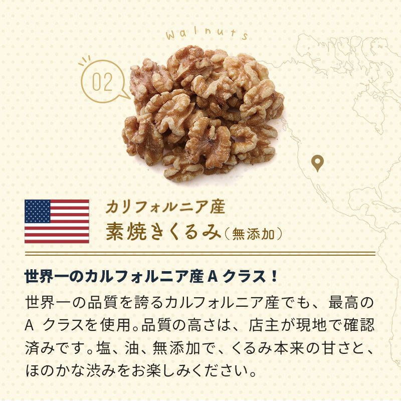 【送料無料】　 直火深煎り焙煎 完全無添加：素焼きミックスナッツ《1.25kg》（250g×5袋）