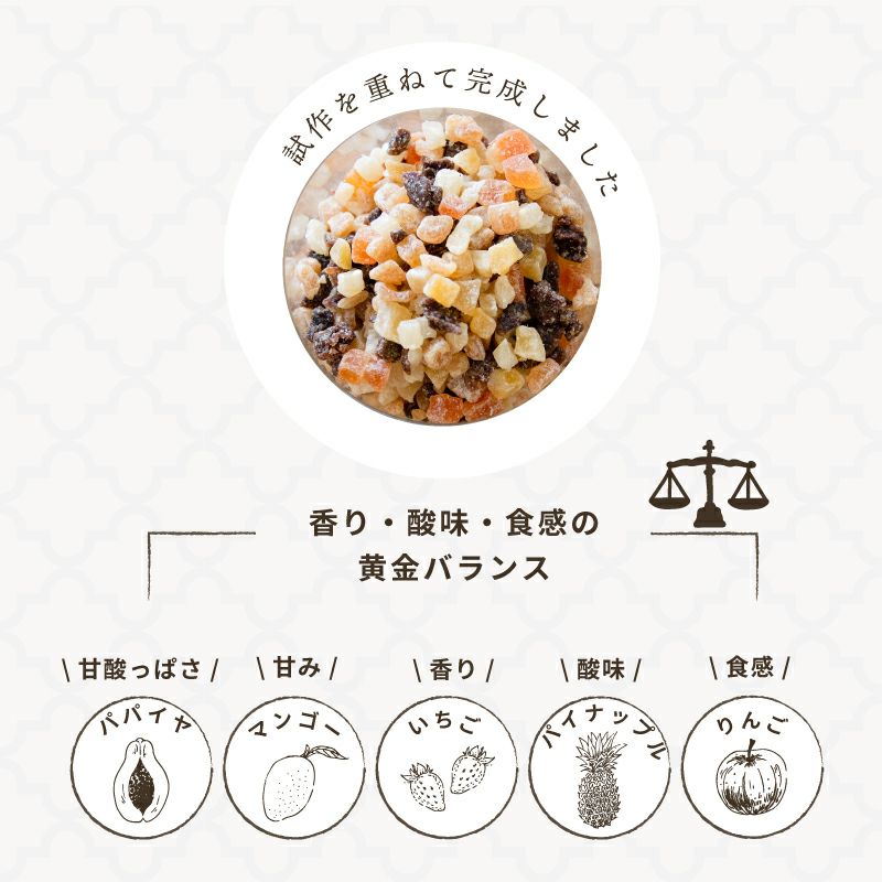 国産無添加ドライフルーツ ヨーグルト用ミックス（りんご、キウイ