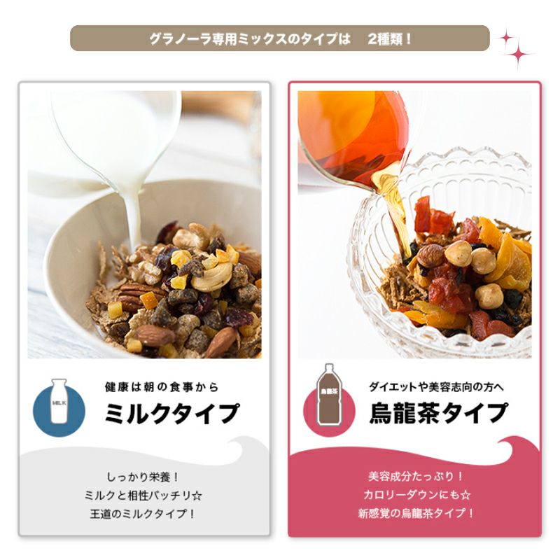 【送料無料】グラノーラ専用ドライフルーツ＆ナッツミックス～ミルクタイプ～《260g》