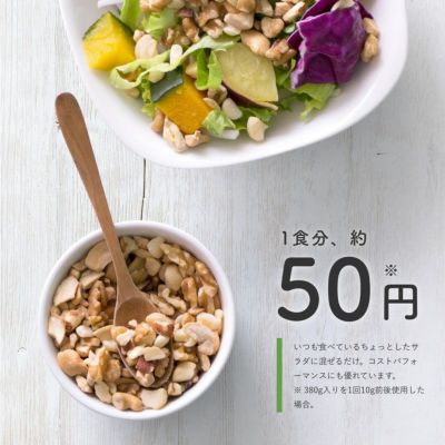 【送料無料】　サラダ専用ナッツダイスミックス《380g》