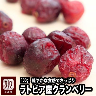 ＜ノンオイル ＆ 保存料不使用＞ ラトビア産クランベリー《100g》