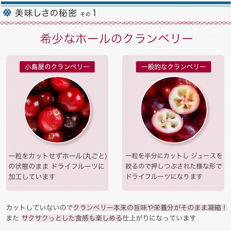 ＜ノンオイル ＆ 保存料不使用＞ ラトビア産クランベリー《100g》