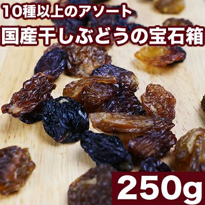 無添加　国産干しぶどうの宝石箱《250g》